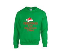 Christmas is my 2nd favourite C-Word Funny Jokes Rude Offensive Jumper, Trendy Xmas Adults Sweater, Holiday Festival Season Event Gift, Unisex Kids Adult Sweatshirt(4XL, Irish Green)