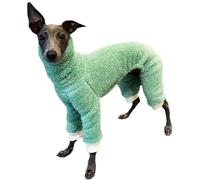 Christmas Italian Greyhound Clothes Soft Warm Winter Puppy Pajamas Whippet Coat Lightweight Dog Pullover PJS Full Body Dog Jumpsuit Pet Sweaters for Small Medium Dogs