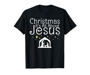 Christmas it's All About Jesus True Story Nativity Scene T-Shirt