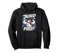 Christmas JACKED FROST Weight Training Funny Gym Pullover Hoodie