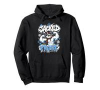 Christmas JACKED FROST Weight Training Funny Gym Pullover Hoodie