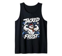 Christmas Jacked Frost Weight Training Funny Gym Tank Top