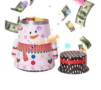 Christmas Jars with Lids - Food Storage Decorative with Lid,Christmas Cookie Jar Candy Holder | for Stocking Stuffers Party Favors Greeting Cards Kids Adults Home Office School Desk Table