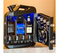 Christmas Jerry Can Bar - Portable Whiskey Storage Mini Bar - Custom Personalized Gift for Men, Dad, Husband, Boyfriend, Boss - Ideal for Whisky Lovers