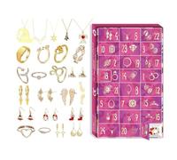 Christmas Jewellery - 24 Days Drop Earrings - Fashion Necklace | for Girls, Ladies, Wife, Mothers, Girlfriends, Fashion Lovers, Students, Gift