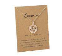 Christmas Jewellery Sets for Women Letter Chain Constellation Necklaces Elegant Twelve Pendant Necklace Necklaces Pendants