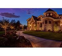 christmas jigsaw puzzle 300 pieces City night lights lawn track Salt Lake City, Utah, USA 38x26CM