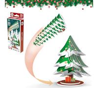 Christmas Jigsaw Puzzles, 3D Jigsaw Puzzle for Adults & Kids, Mechanical Building Model Construction Craft, Xmas Santa Claus Puzzle, Reindeer Snowman Christmas Tree Puzzle, (B)