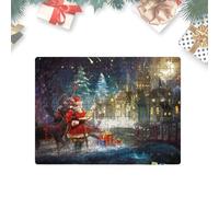 Christmas Jigsaw Puzzles,Christmas Santa Claus Large Puzzle - Large Puzzle Winter Santa Claus Decoration for Girls, Kids, Children Ages 2-8