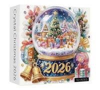 Christmas Jigsaw Puzzles,Christmas Tree Crystal Ball Puzzle - Challenging Craft Games Toy Fun for Beginner Leisure Play Men Women Adults Children Home Decor Vacation Activities