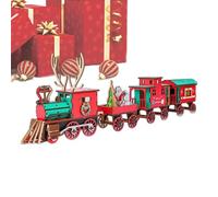 Christmas Jigsaw Puzzles DIY Assembly Mini Train Model