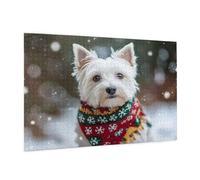 Christmas Jigsaw Puzzles for Adults 5000 Jigsaw Puzzle Dog Pattern Design with Gift Box Packaging for Gifts for Women, Beginner Challenging Family Activity for Home Wall Bedroom Decor 105x156 CM -995y