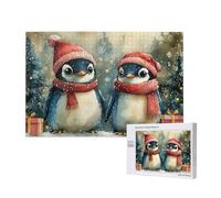 Christmas Jigsaw Puzzles for Adults 5000, Penguin Puzzles for Adults Wooden, Funny/Difficult/Impossible/Challenging Decompression Games, As a Birthday for Women and Men M-833