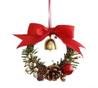 Christmas Jingle Bells, Holiday Door Hanger Decor Metal Festive Decoration for Home Wall Window Christmas Trees(A)