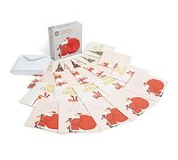 Christmas Jingle Multi-Pack Modern Christmas Cards - Includes 20 x Xmas Cards Featuring 4 Festive Designs and 20 x Envelopes - Christmas Cards Pack