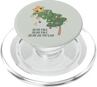 Christmas Jingle Paws, Jingle Paws, Jingle All the Way! Kawa PopSockets PopGrip for MagSafe