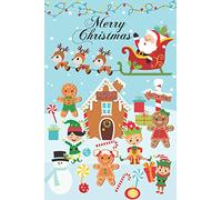 Christmas Journal Notebook: Santa's Workshop - Small 6x9 Christmas Lined Notebook - Blank Journal Perfect Gift for Secret Santa or Any Gift Exchange