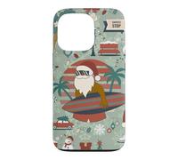 christmas july route 25 beach tropical black african santa Case for iPhone 13 Pro