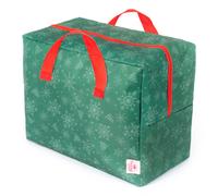 Christmas Jumbo Decorations Storage Bag Christmas Village Green One Size