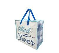 Christmas Jumbo Laundry Bags | Gift Bags | Fancy Storage Bags | Superstrong, Waterproof, Huge | Zipper & Handles | Assorted Designs - Storge or Moving Bags