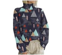 Christmas Jumper 2025 Christmas Jumpers For Women UK Women's Jumpers Cozy Winter Style Chic Festive Sweater - Casual High Neck Pullover for Festive Occasions