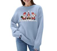 Christmas Jumper 2025 Christmas Jumpers For Women UK Women's Jumpers Night Office Party Festive Knit Pullover Sweater - Cozy Themed Print Turtleneck Top - Soft Yarn for Casual Holiday Wear