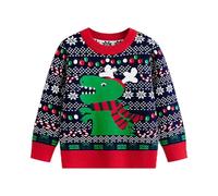 Christmas Jumper Boys Funny Christmas Jumper Boys Dinosaur Pattern Ugly Christmas Sweater Cartoon Christmas Jumper Christmas Autumn Winter Sweatshirt Christmas Sweater Christmas Motif