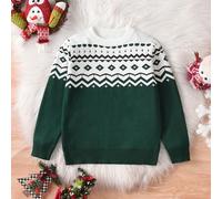 Christmas Jumper Boys Round Neck Christmas Jumper Boys Cotton Winter Warm Christmas Sweater Christmas Knitted Jumper Christmas Autumn Sweatshirt Print Christmas Outfit Christmas Gift