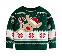 Christmas Jumper Girls Cotton Christmas Jumper Girls Round Neck Funny Christmas Sweater Christmas Autumn Winter Warm Jumper Christmas Sweatshirt Xmas Long Sleeve Christmas Costume