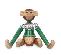 Christmas Jumper Monkey 2025 mini green wooden figure Kay Bojesen