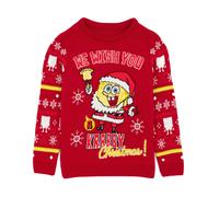 Christmas Jumper Spongebob Squarepants Red 11-12 Years