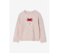 Christmas Jumper with Sparkly Shooting Star rosy