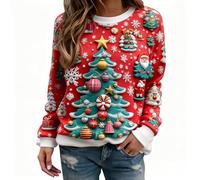 christmas jumpers for cats,Christmas Jumpers for Women UK Ugly Xmas Jumper Autumn Winter Sweatshirts Ladies Fleece Tops Long Sleeve Sweaters Fall Oversized Outfits Elegant Hoodies Clothing,Green,L