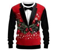 Christmas Jumpers for Men Mens Sweatshirts Men's Sweater Retro Shirt Sweatshirt Hoodie Clothing Hooded Uk Xmas Jumper Ugly Light Up Funny Cozy