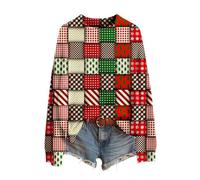 Christmas Jumpers for Women Knitted Pullover Snowman Reindeer Christmas Tree Stripes Graphic Ladies Fitted Ribbed Xmas Holiday Crewneck Long Sleeve Chunky Sweater Top Ugly Funny Winter Jumpers Beige