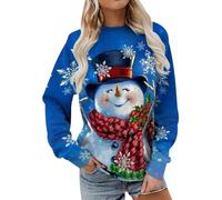 Christmas Jumpers for Women Ladies Funny Christmas Jumper Xmas Jumpers for Women Womens Novelty Ugly Personalised Rude Christmas Jumper Sweatshirt Women Christmas Sweatshirts for Women Plus Size 6XL