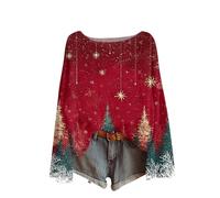 Christmas Jumpers for Women,red Jumper,Funny 2025 Cute Xmas Knit Holiday Sweater Lightweight Casual Christmas Outfits Sweaters Guys (Watermelon Red, XXXL)