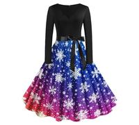 christmas jumpers for women uk, Dresses For Women UK Plus Size Skirt Gothic Dress Medieval Costume Evening Party Prom Cocktail Swing Glad Rags Vintage Elegant A-line Costumes