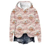 Christmas Jumpers for Women UK Sale Oversized Hoodies Snowflakes Animal Prints Sweater Sweatshirts Cute Hoodies Snowman Novelty Graphic Crew Neck Long Sleeve Ladies Christmas Funny Tunic Tops
