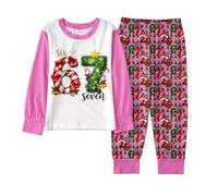 Christmas Jumpers Kids Girls Outfit Sparkly Blue Girls' Boys Coat Festive Wear 67 Digital Number Print Childrens Hat Personalised Jumper Easter Clothes