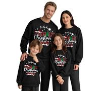 Christmas Jumpers Matching Family Jumpers Sweatshirts Ugly Xmas Sweaters Holiday Novelty Pullover Tops Christmas Sweatshirt for Men, Women and Kids