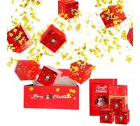 Christmas Jumping Money Box,Decorative Bouncing Memorial Case - Folding Cash Pop Out Organizer,for Kids Christmas Holiday Birthday School Party Celebration Gathering