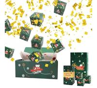 Christmas Jumping Money Box,Money Bouncing Decorative Case,Festival Photo Folding Box | for Kids Adults Holiday Birthday School Party Celebration Gathering Events