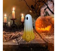 Christmas Keepsake Ornament Middle Finger Statue, Cute for Halloween Decorations, Porch and Indoor Home Large Garden Gnome Statue (Yellow, 9X5cm)