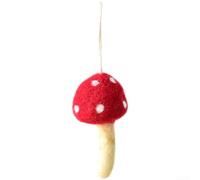 Christmas Keychain Ornaments for Tree Hanging Made from Wool Felt, Handmade with Natural Textures to Enhance Seasonal Decor (I)