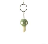 Christmas Keychain Ornaments for Tree Hanging Made from Wool Felt, Handmade with Natural Textures to Enhance Seasonal Decor (K)