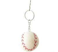 Christmas Keychain Ornaments for Tree Hanging Made from Wool Felt, Handmade with Natural Textures to Enhance Seasonal Decor (B)