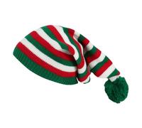 Christmas Knit Hat | Women Cute Santa Festive Hat | Colorful Unisex Knitted Beanie for Cold Weather Outdoor Activities Daily Wear Eve Girl Boy Men Women