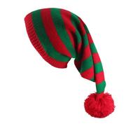 Christmas Knitted Hat - Women Cute Santa Festive Hat - Colorful Unisex Knitted Beanie for Cold Weather Outdoor Activities Daily Wear Eve Girl Boy Men Women