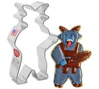 Christmas Krampus Cookie Cutter, 4" Made in USA by Ann Clark